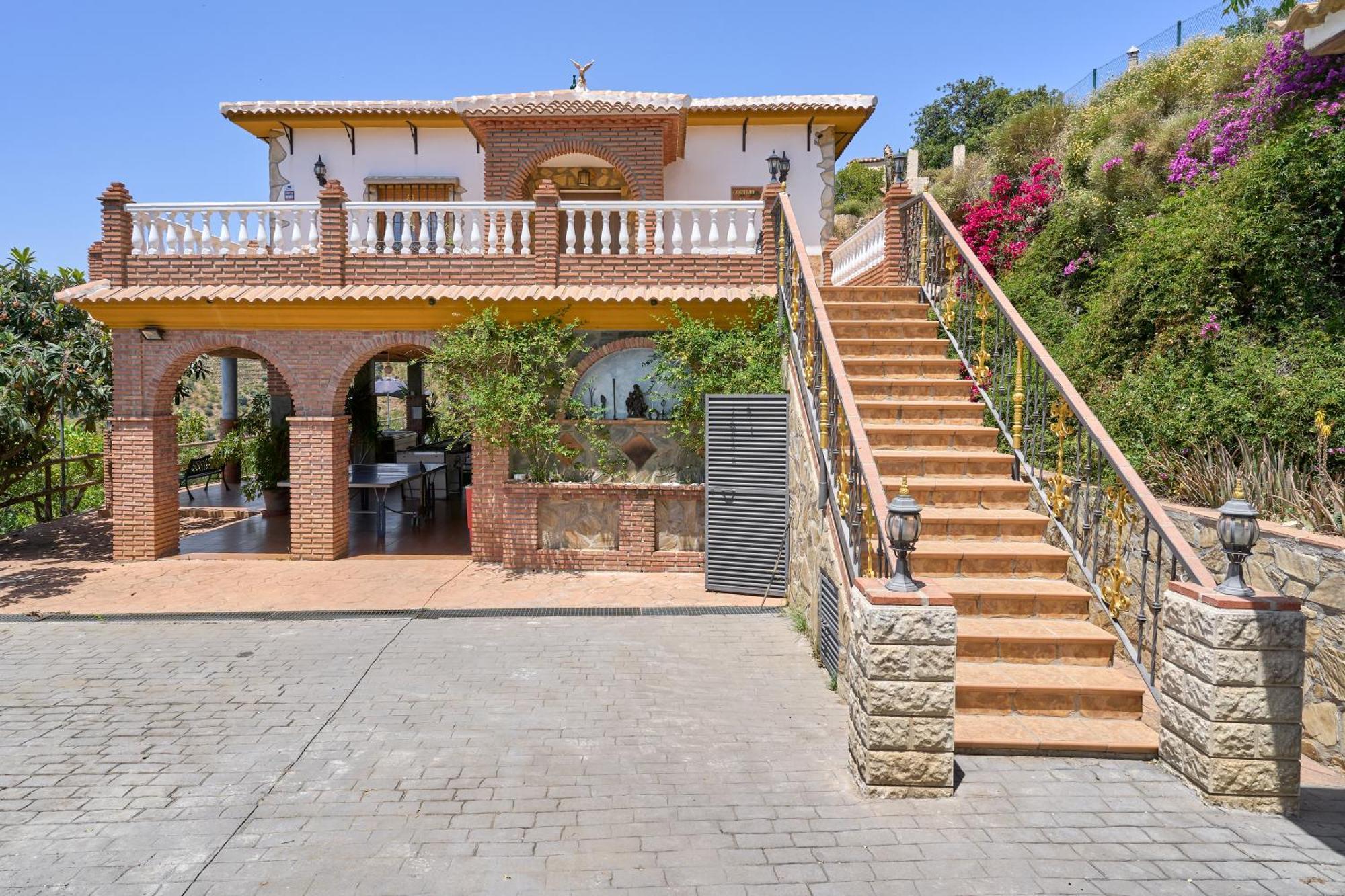 Villa Cortijo la Encina Sayalonga Exterior foto